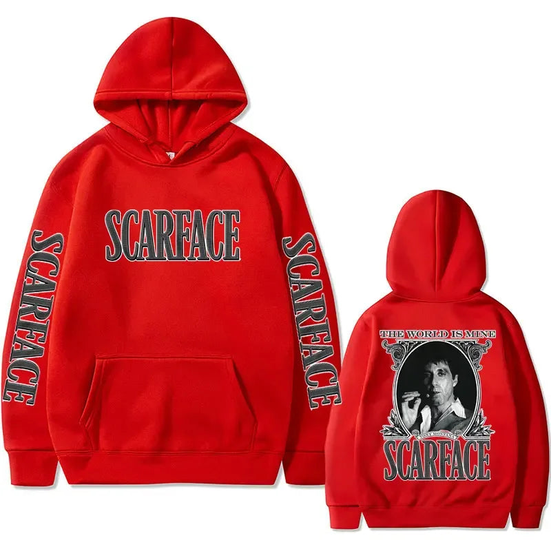 Scarface Hoodie – The World Is Mine Sweatshirt for Hoodie Love Movie Fans-2DF66H2024011LT-XL-