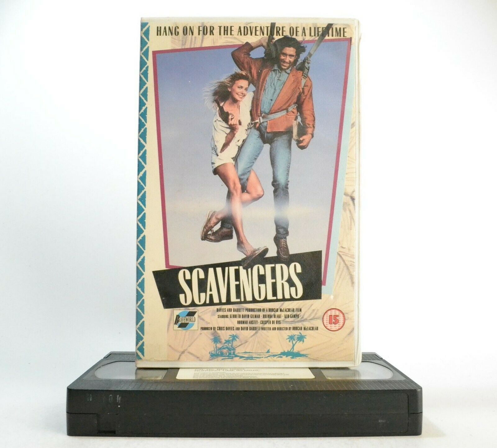 Scavengers: Braveworld (1989) - Large Box - K.David Gilman/Brenda Blake - VHS-