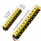 Hip-hop Black And Yellow Bat Pattern Basketball Socks Animal Polyester Crew Socks for Unisex-WHITE-One Size-