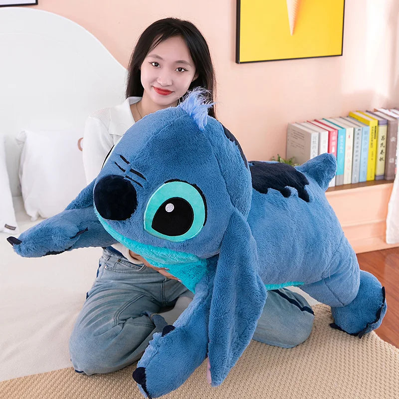 Stitch Long Plush Pillow Toy - Sleeping Leg Clamping Doll Kids Birthday Cartoon Gift-