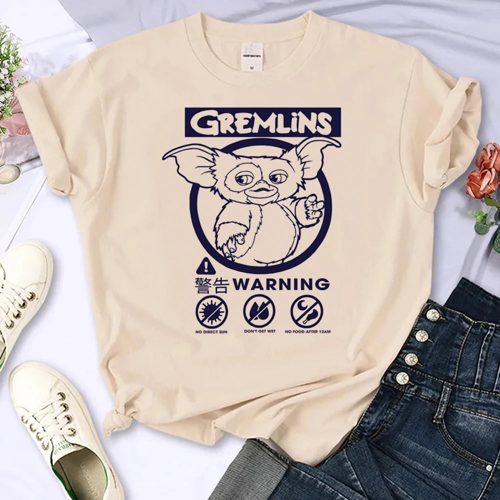 Gremlins T Shirt Women - Anime Streetwear Comic - T Shirt Female Designer - Women Clothes-YY268-5  KAQISE-CHINA-XXXL