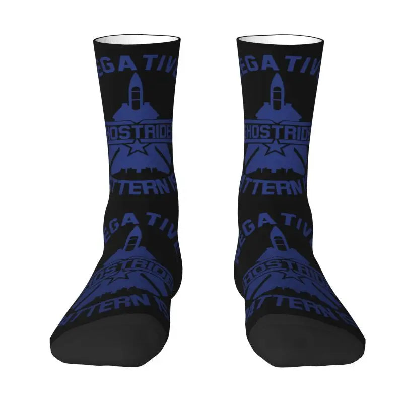 Top Gun Maverick Crew Socks - Men & Women Unisex American Action - Tom Cruise Movie Dress Socks for All Seasons-20-Fashion Socks-