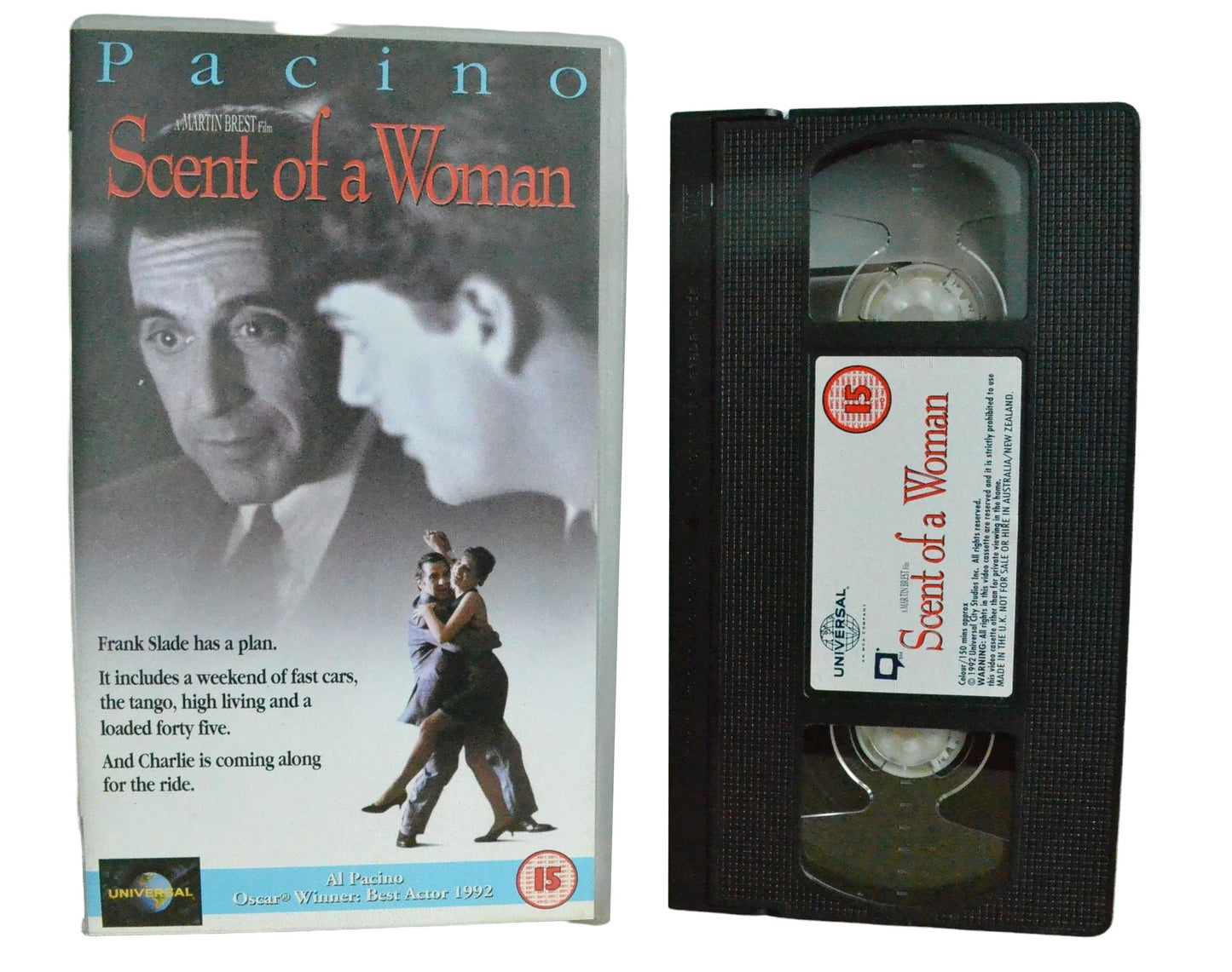 Scent Of A Woman - Al Pacino - CIC Video - Vintage - Pal VHS-