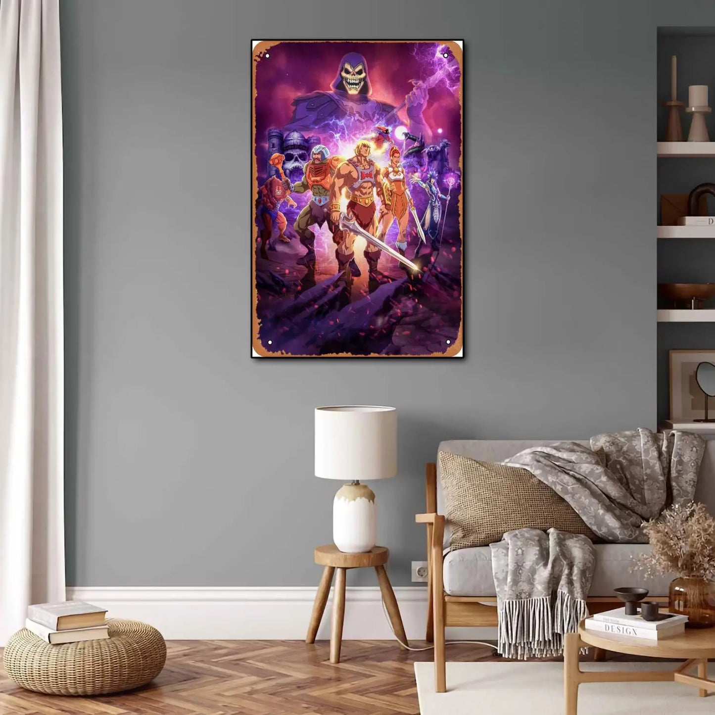 He-Man & Masters of the Universe Canvas Poster: Modern Family Wall Art Picture for Bedroom, Living Room, Cinema Room-Style-8-20x30cm No Frame-