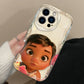 Disney Princess Moana Cover for iPhone 15 14 13 12 11 - Wave Oil Phone Case-iPhone 15 Plus-WA4301CLE-