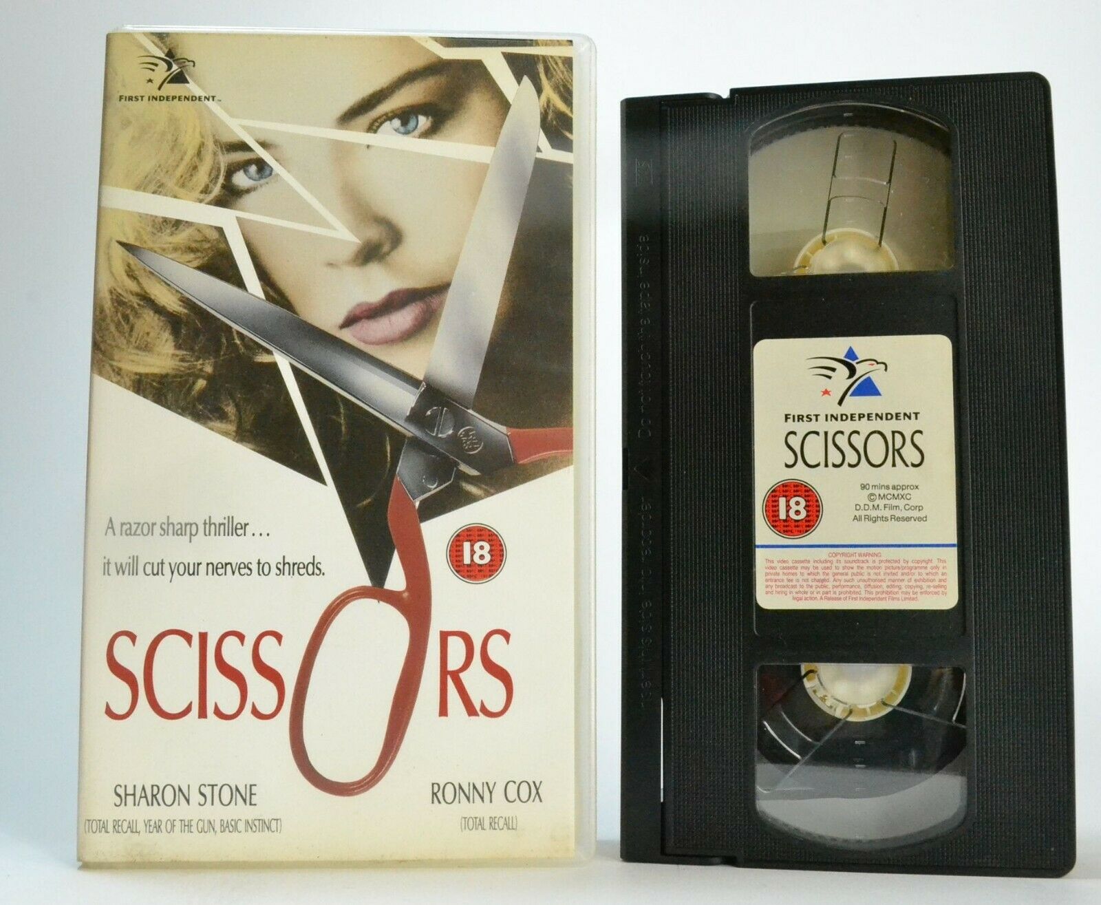 Scissors - [Frank De Felitta] - Psychological Thriller - Sharon Stone - Pal VHS-