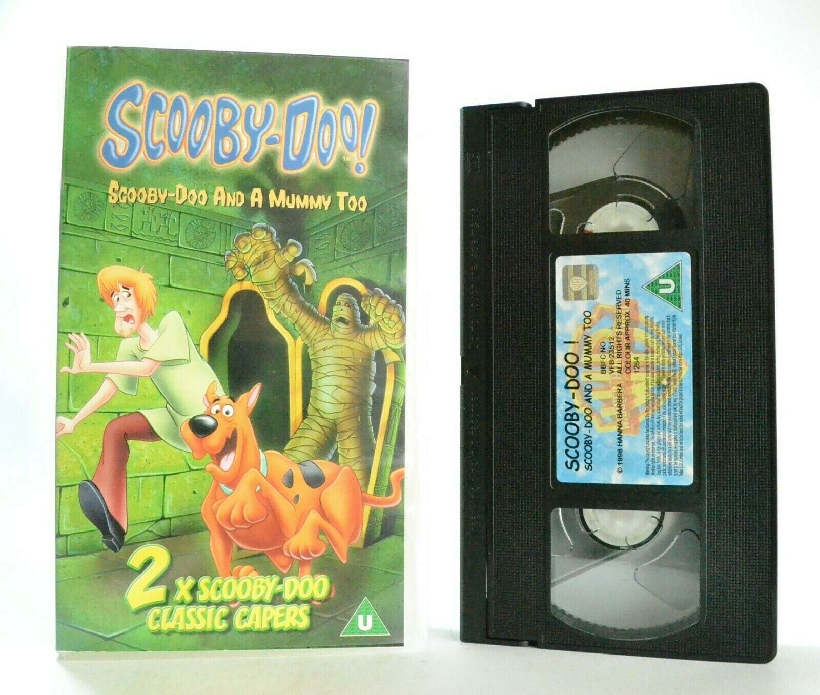 Scooby-Doo!: Scooby-Doo And Mummy Too - 2 Classic Capers - Children's - Pal VHS-