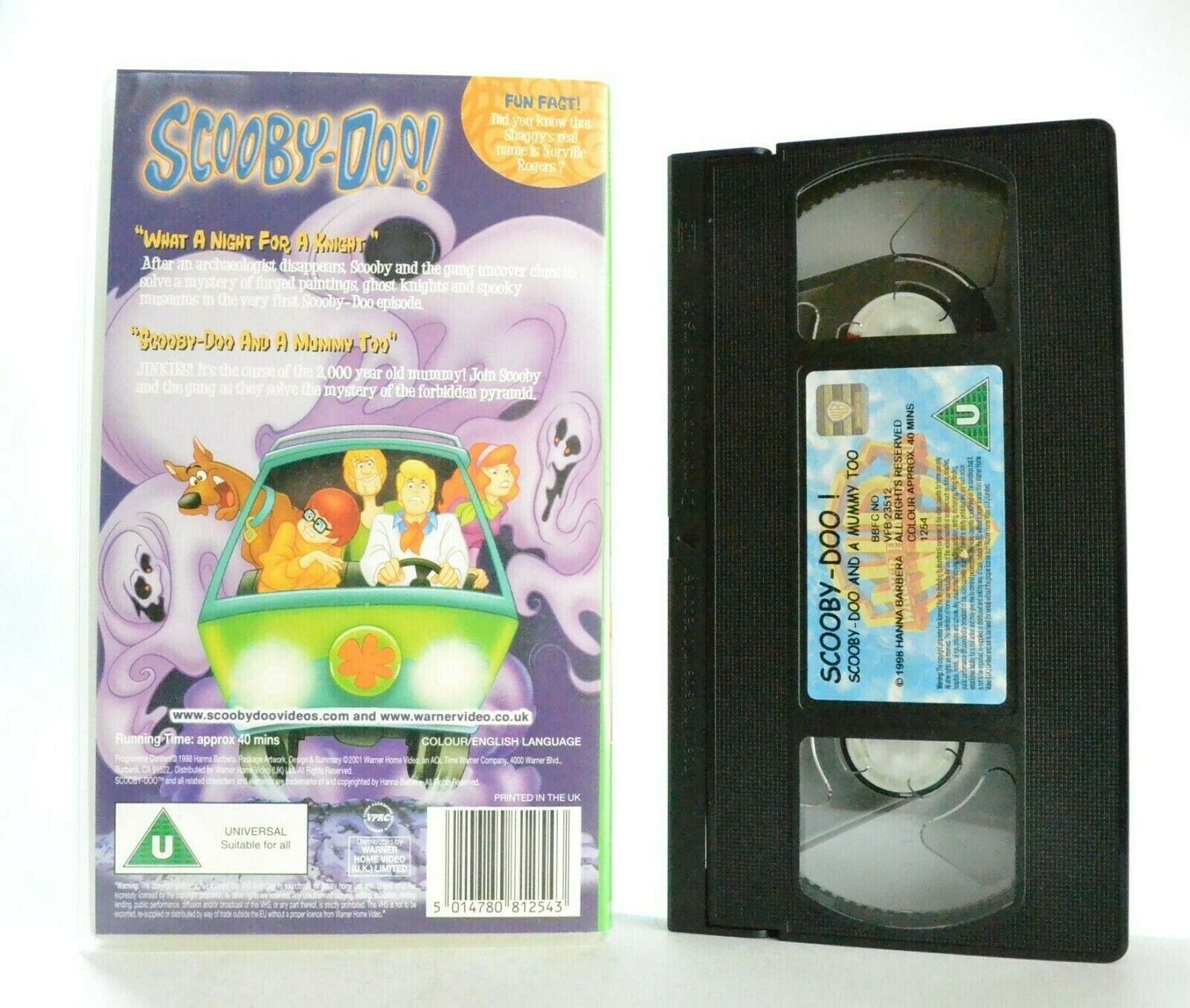 Scooby-Doo!: Scooby-Doo And Mummy Too - 2 Classic Capers - Children's - Pal VHS-