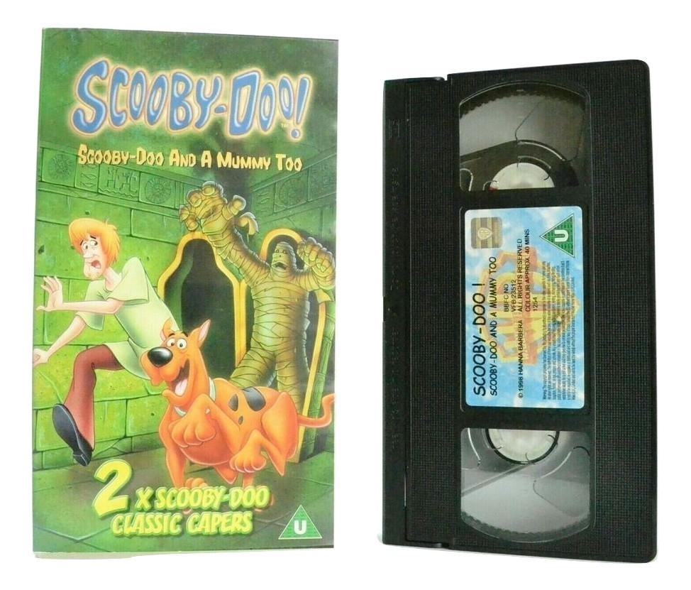 Scooby-Doo!: Scooby-Doo And Mummy Too - 2 Classic Capers - Children's - Pal VHS-