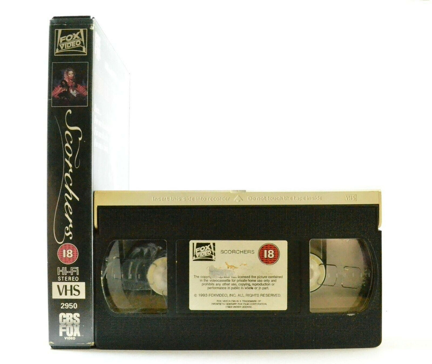 Scorchers: Film By D.Beaird - CBS/FOX (1991) - Large Box - F.Dunaway - Pal VHS-