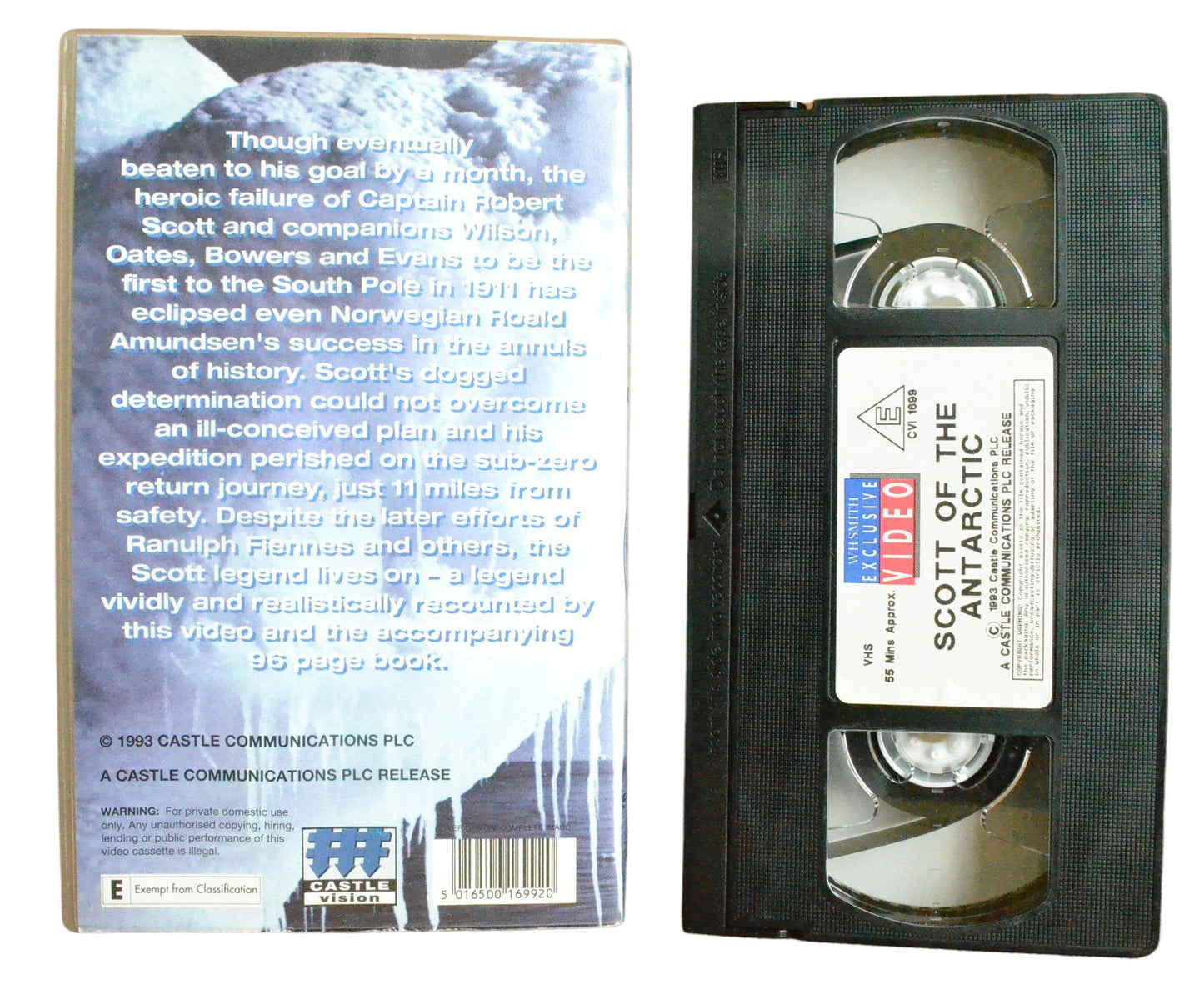 Scott Of The Antarctic - Castle Vision - Pal VHS-