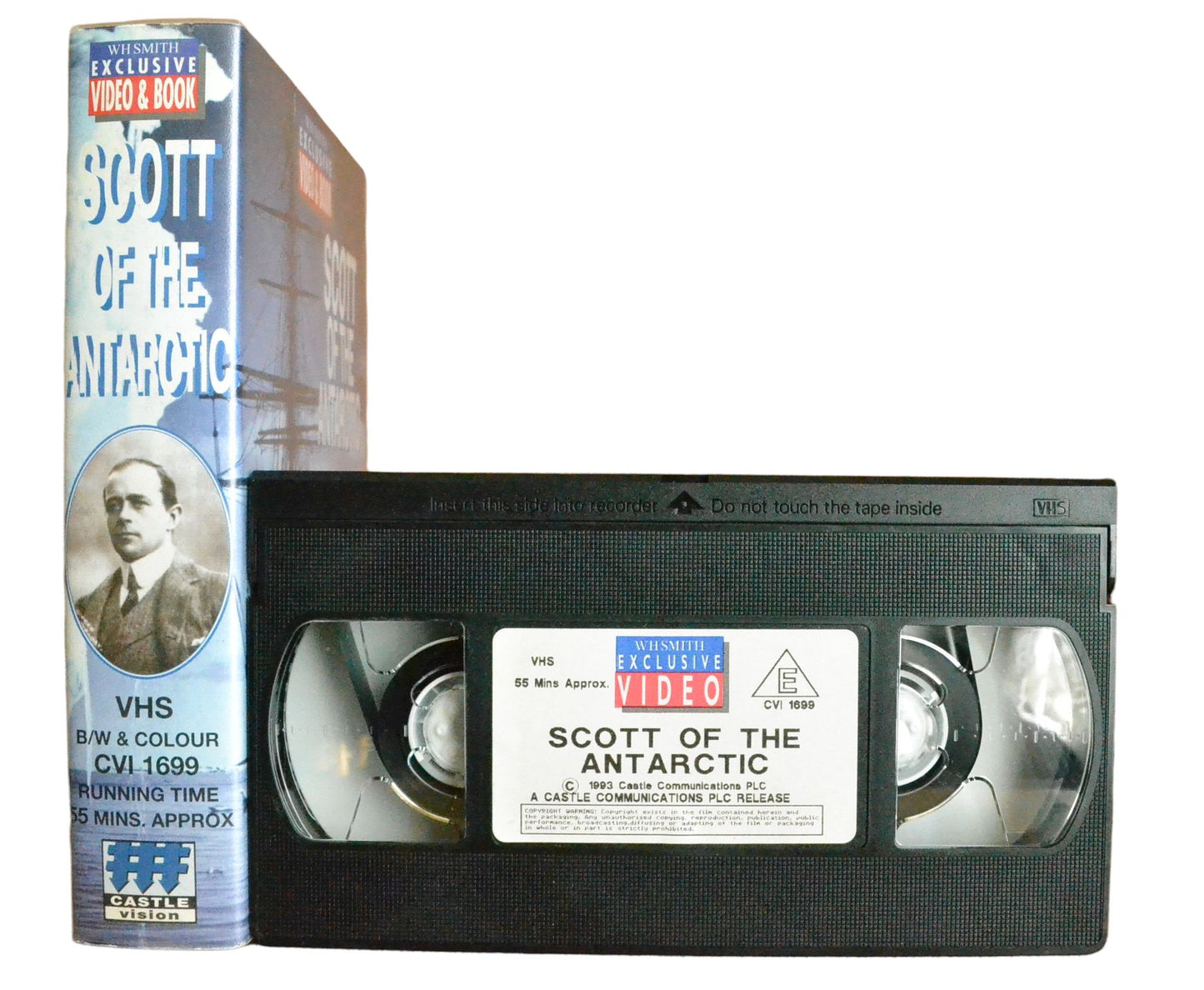 Scott Of The Antarctic - Castle Vision - Pal VHS-