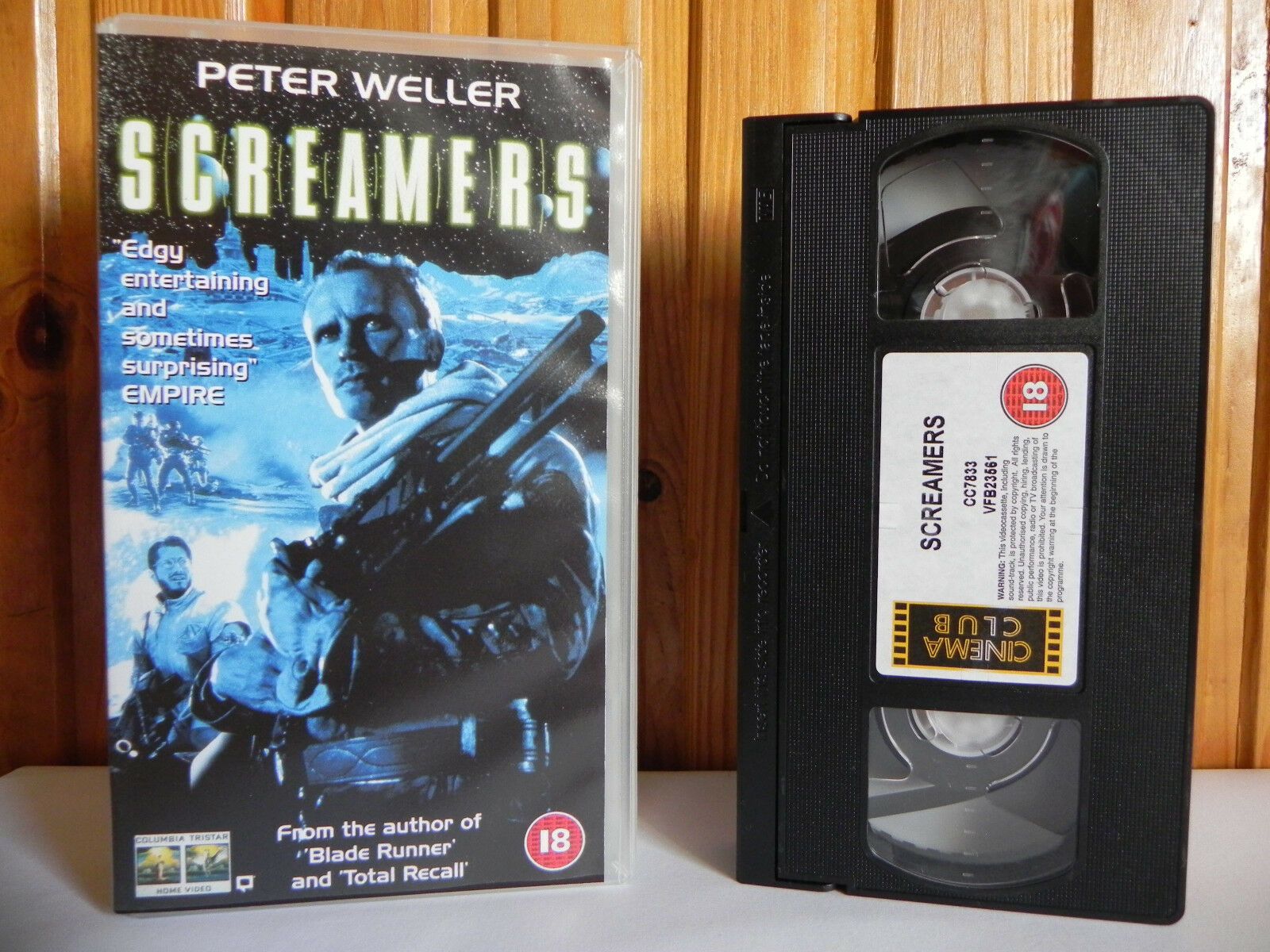 Screamers - Columbia Tristar - Sci-Fi - Cert (18) - Peter Weller - Pal VHS-