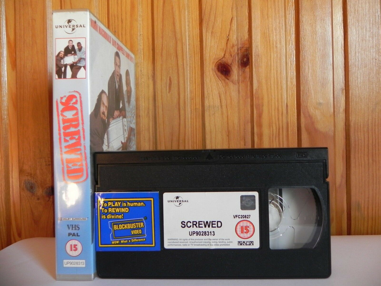 Screwed - Large Box - Universal - Comedy - Ex-Rental - Danny DeVito - Pal VHS-