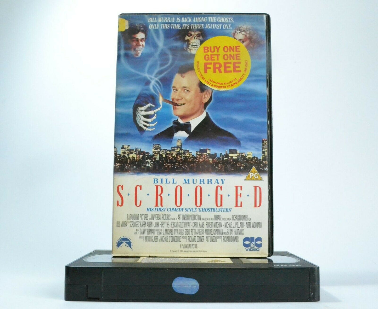 Scrooged (1988); [Charles Dickens] - Christmas Show - Bill Murray - Pal VHS-