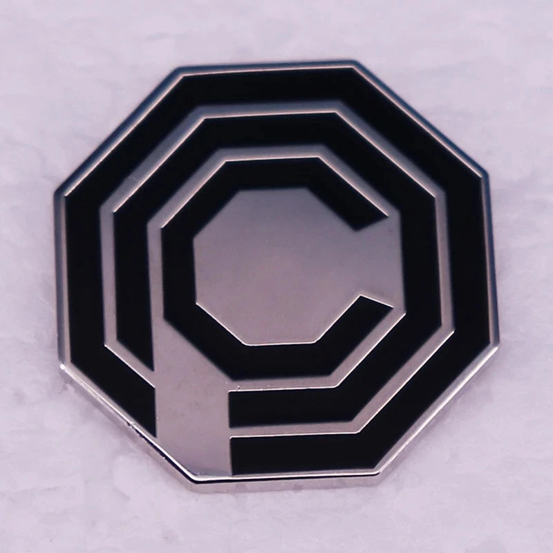 RoboCop OCP Logo Enamel Pin - Sci-Fi Action Film Metal Brooch Badge - Fashion Jewelry Backpack Accessory Gifts-1-