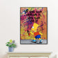 Inspirational Simpsons Wall Art - “Dream It, Do It” Canvas Poster - Perfect Gift for Children’s Rooms - Sizes To Fit-