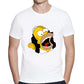 Cartoon Simpsons Cotton Breathable T-Shirt - Casual Wear for Men and Women - Great Husband or Dad Gift-