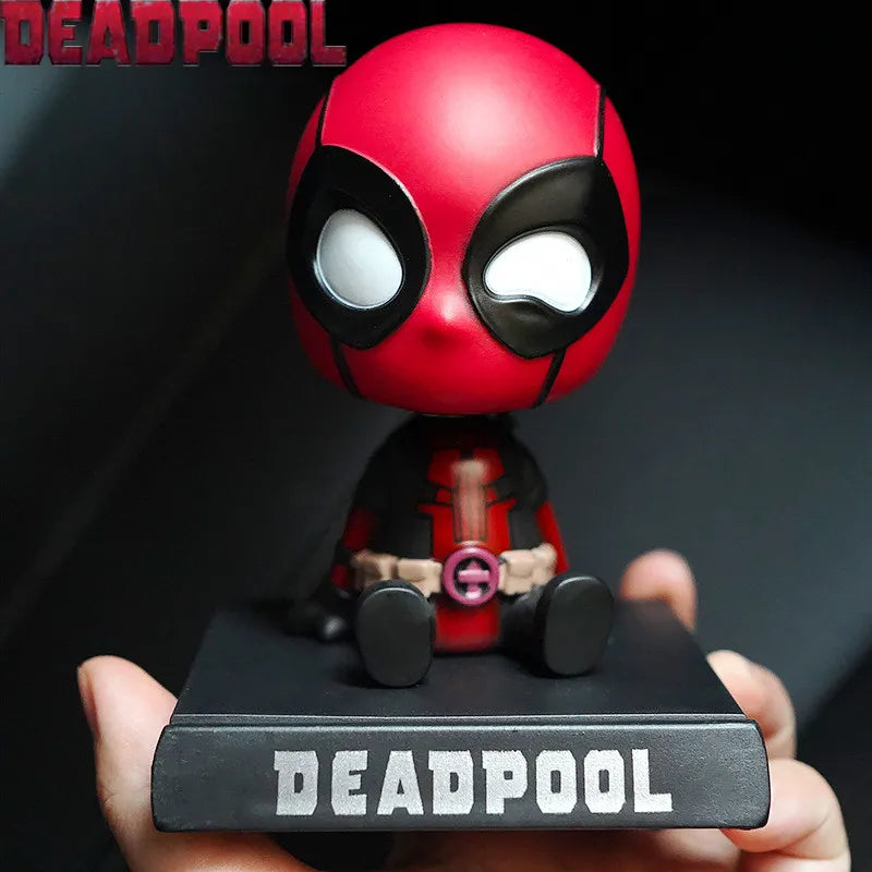 X-Men Deadpool Bobblehead - 12CM Collectible Action Figure for Fans and Car Decoration-