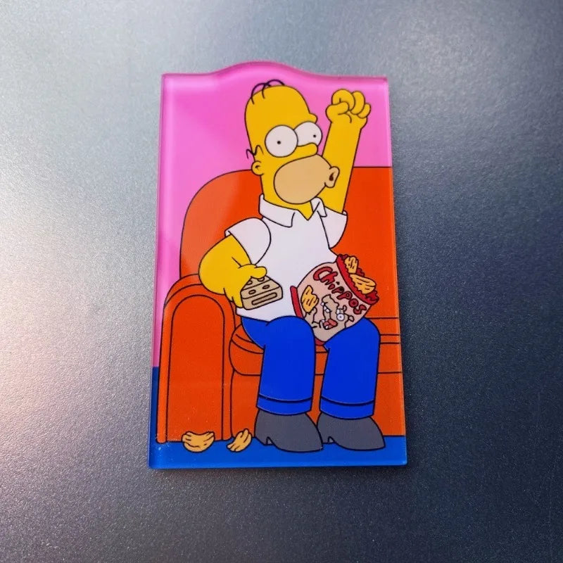 Simpsons Magnetic Fridge Stickers - Creative Jigsaw Magnets - Unique Gift - Family or Friends - Show Them You Care-5PCS-set-