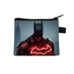 DC Anime Figure Justice League Batman Bruce Wayne Coin Purse Portable Card Case Coin Key Storage Bag Clutch Small Gifts-1-13.5x11 cm-