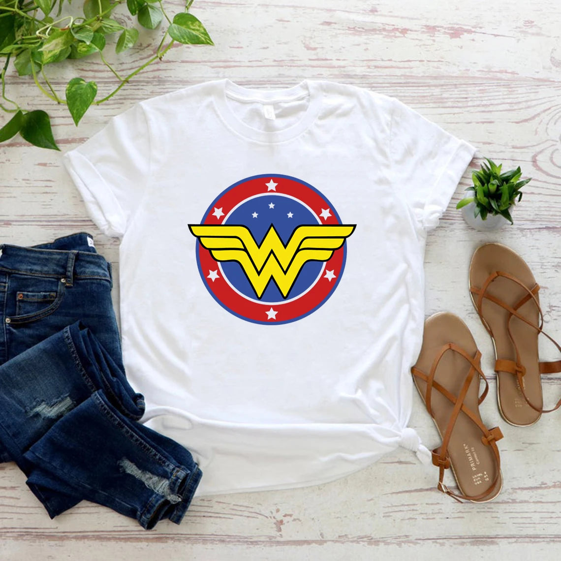 Wonder Female T-Shirt - Mother's Day Gift - Superhero Mama Tee-WHITE-XL-