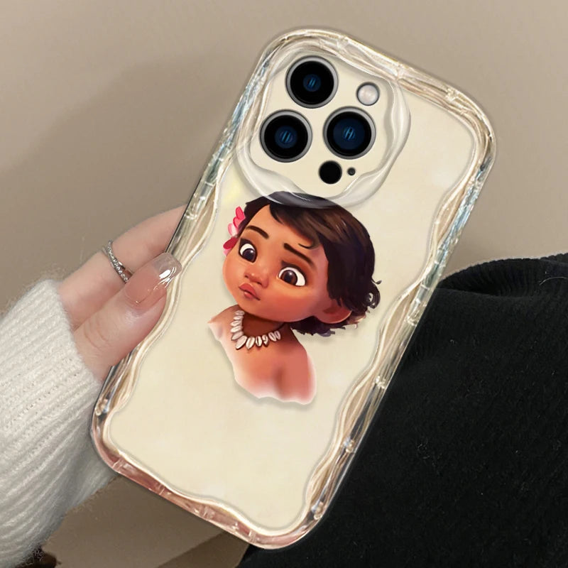 Disney Princess Moana Cover for iPhone 15 14 13 12 11 - Wave Oil Phone Case-iPhone 15 Pro Max-WA4303CLE-