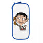 Mr. Bean Cartoon - Pen Box - Large Capacity - Kids’ School Supplies - Gift Idea-Blue-