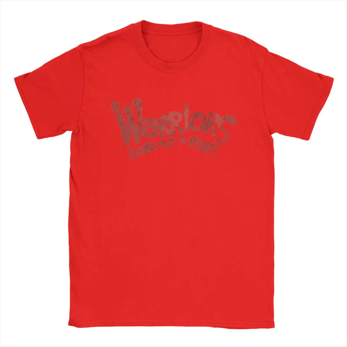 The Warriors Tee - Come Out to Play - Classic Movie Hipster Cotton Shirt for Men-Red-S-