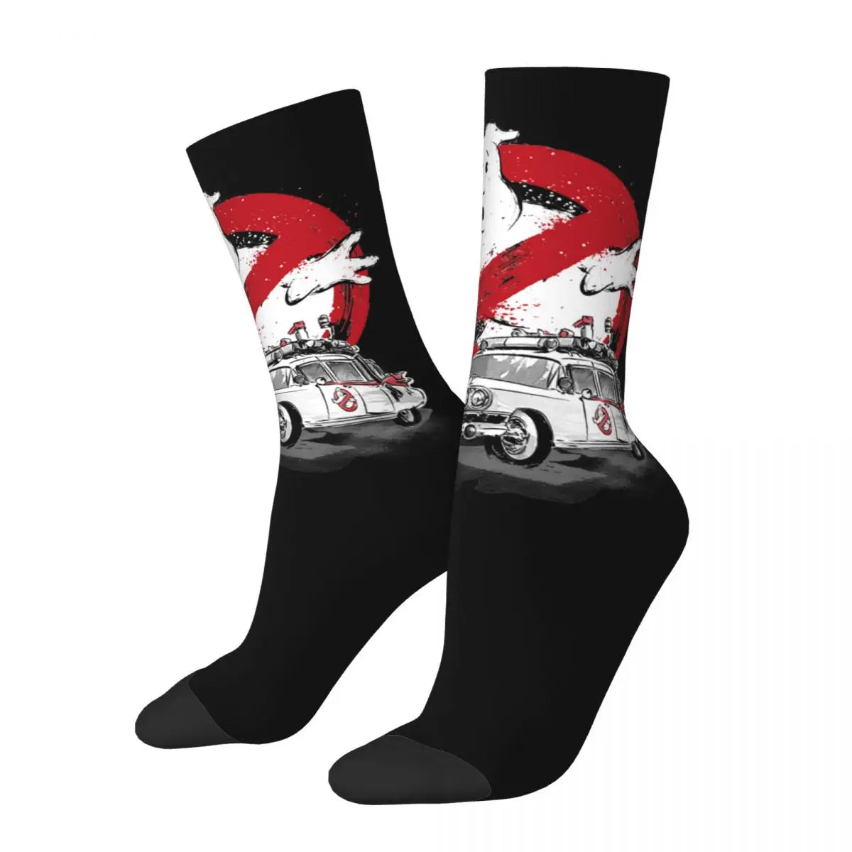 Ghostbusters Monster Movie Socks - Autumn Winter Harajuku Unisex - Ghost Busters Non-slip Crew-WHITE-One Size-