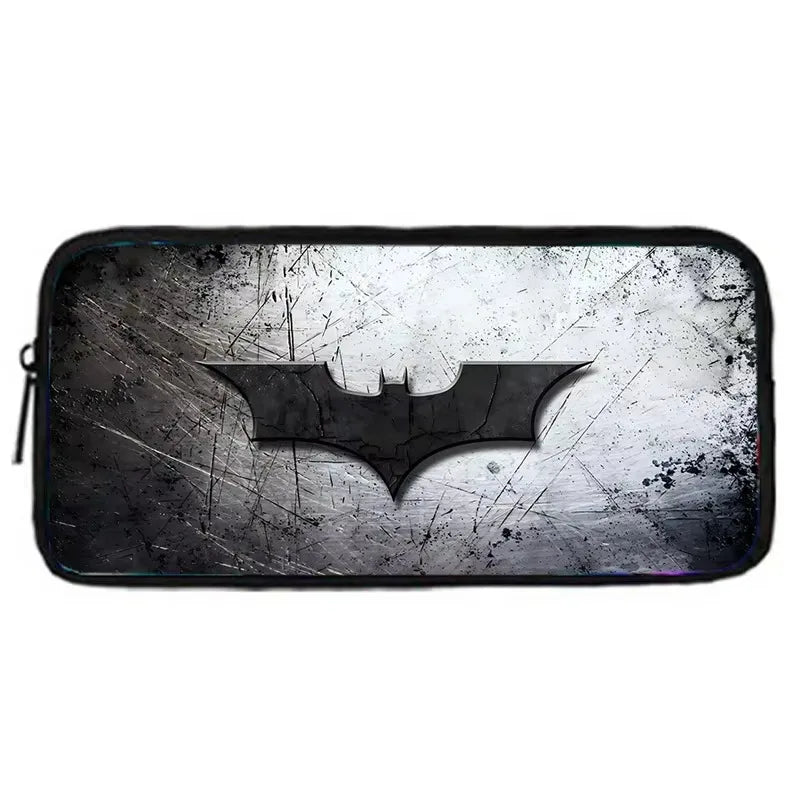 Super B-BatmanS-Logo Child School Backpack with Lunch Bags ,Pencil Bags ,School Bags for Boys Girls Best Gift-XHOO1-BD-172-A3-