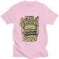 Big Kahuna Burger T-Shirt - Retro Cartoon Print Harajuku Aesthetic Soft Cotton Gift Tee-pink-XL-