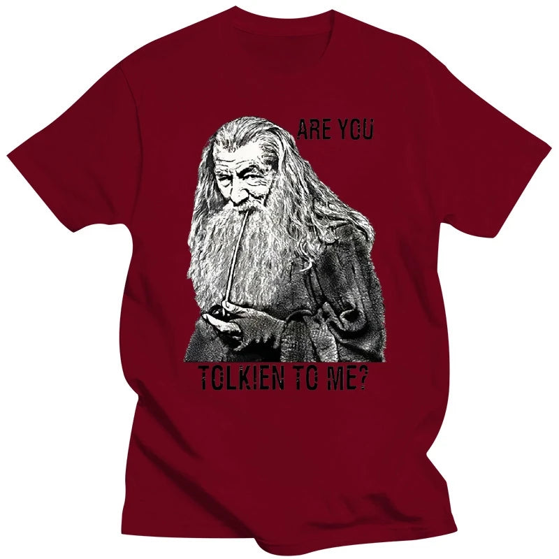 Are You Tolkien To Me - Lord of The Rings Retro - Vintage Hipster Unisex T-Shirt - Perfect for Fans-redMen-S-