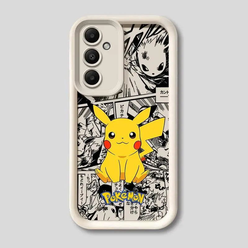 Phone Case for Samsung Galaxy A Series - TPU Silicone Soft Pokémon Pikachu Gengar Cover-UUAND01-for Galaxy A15 4G 5G-