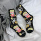 Retro Cinema Theater Popcorn Socks - Men's & Women's Fashion Movie Production Film - Multi-Season Gift-WHITE-One Size-