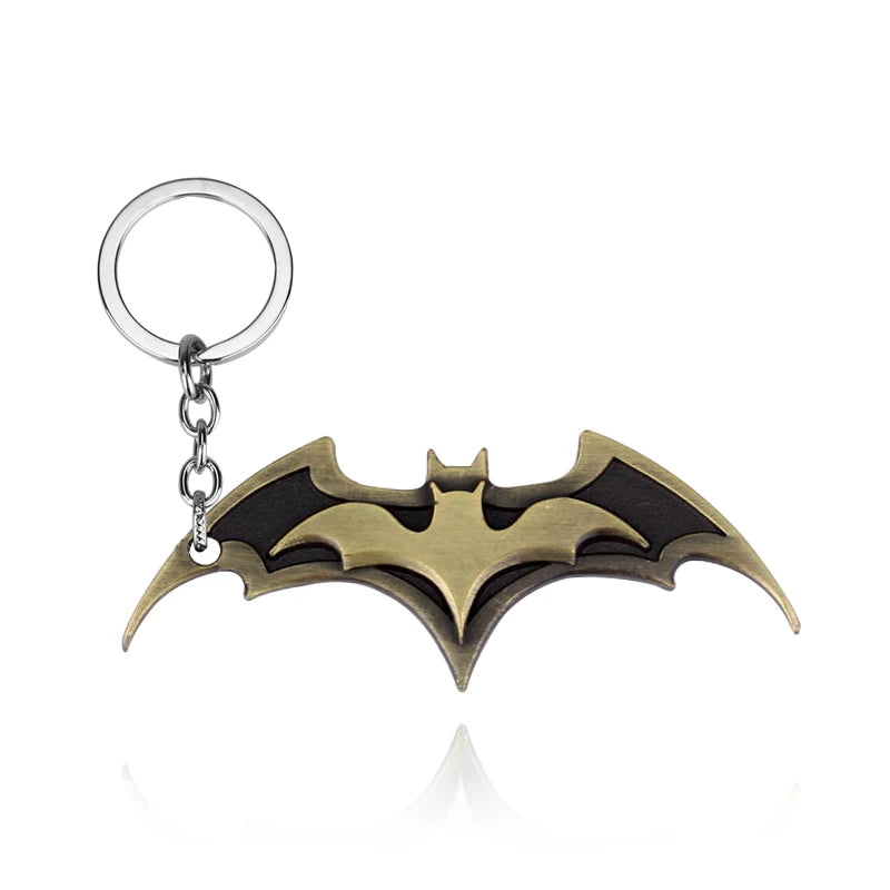 Batman Darts Metal Keychains Cosplay Props Film Television Works Peripheral Gifts Men Women Backpack Jewelry Accessories-K039-bronze-