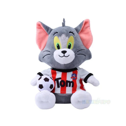 20cm Football Player Tom and Jerry Plush Toy - Soft and Huggable Stuffed Doll - Great as Ornaments and Gifts-20cm football Tom-