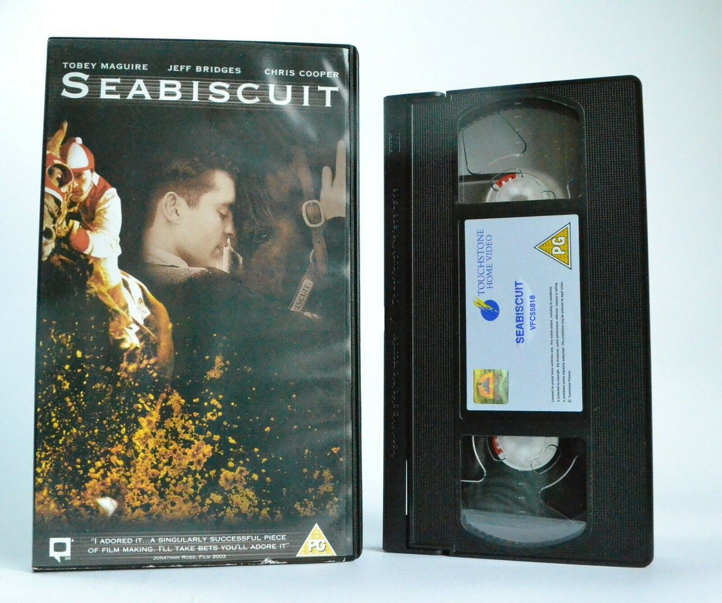 Seabiscut: Based On L.Hillenbrand Book - (2003) Equestrian Sports Film - Pal VHS-