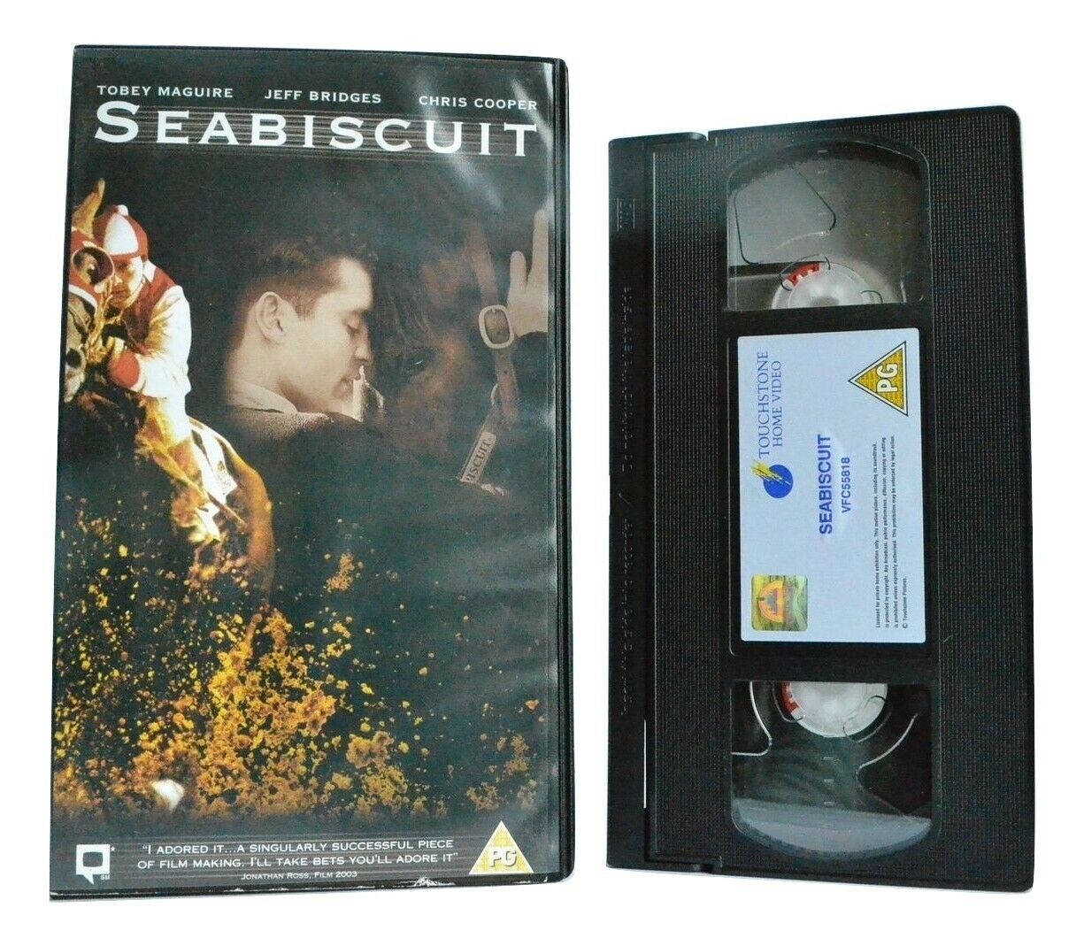 Seabiscut: Based On L.Hillenbrand Book - (2003) Equestrian Sports Film - Pal VHS-