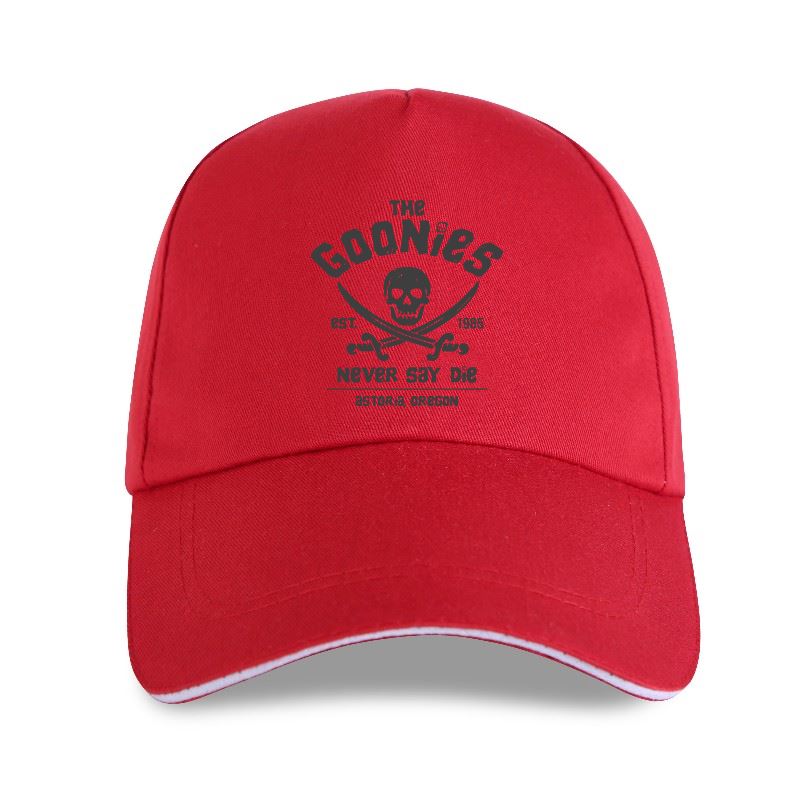 The Goonies Never Say Die - Snapback Baseball Cap - Summer Hat For Men and Women-P-Red-