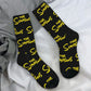 Simpsons Logo Non-Slip Socks - Soft and Breathable Autumn Socks - Fun Fav Cartoon Gift for Husband or Boyfriend-as picture 1-One Size-