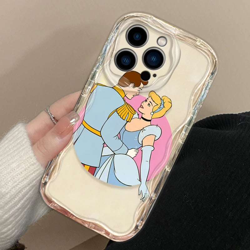 Disney Princess Cinderella Cover for iPhone 15 14 13 12 11 - Wave Oil Phone Case-iPhone 7-WA4301CLE-