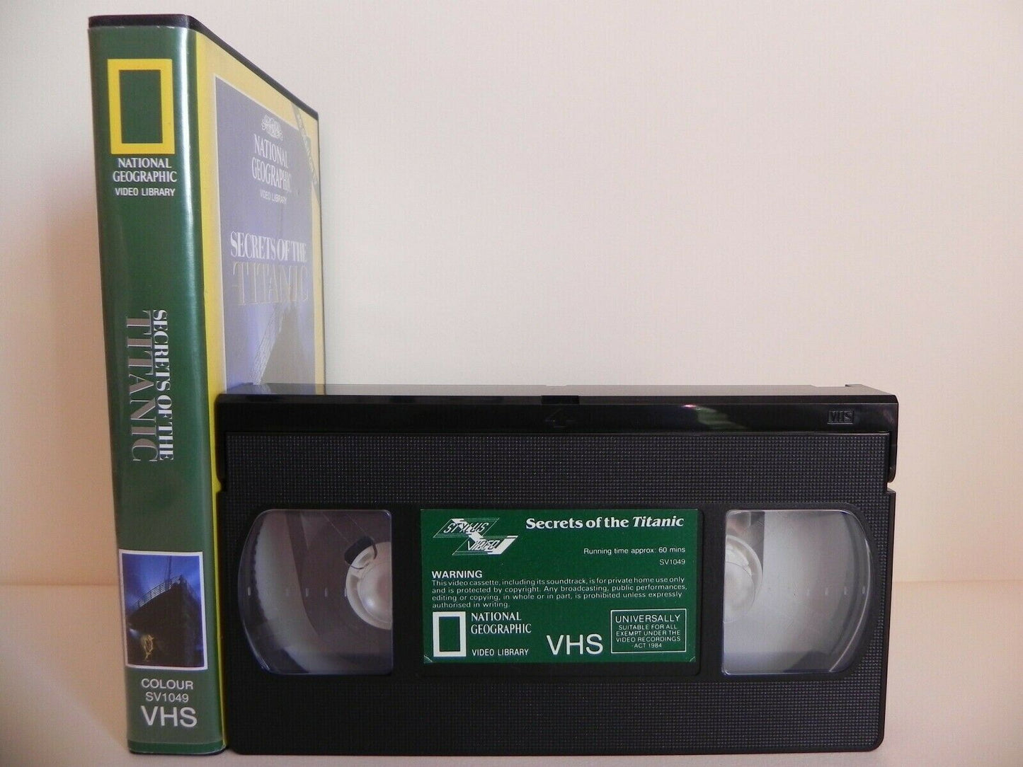 Secrets Of The Titanic - National Geographic - Documentary - 60 mins - Pal VHS-