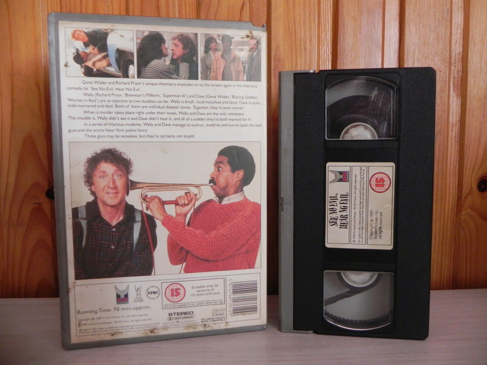 See Evil, Hear No Evil - Classic Comedy - Wilder, Pryor - 20.20 - Big Box - VHS-