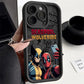 Marvel Deadpool Wolverine Case for iPhone 11 15 Pro Max 14 - Shockproof Protective Silicone Cover-UUANA02-for iPhone 15-