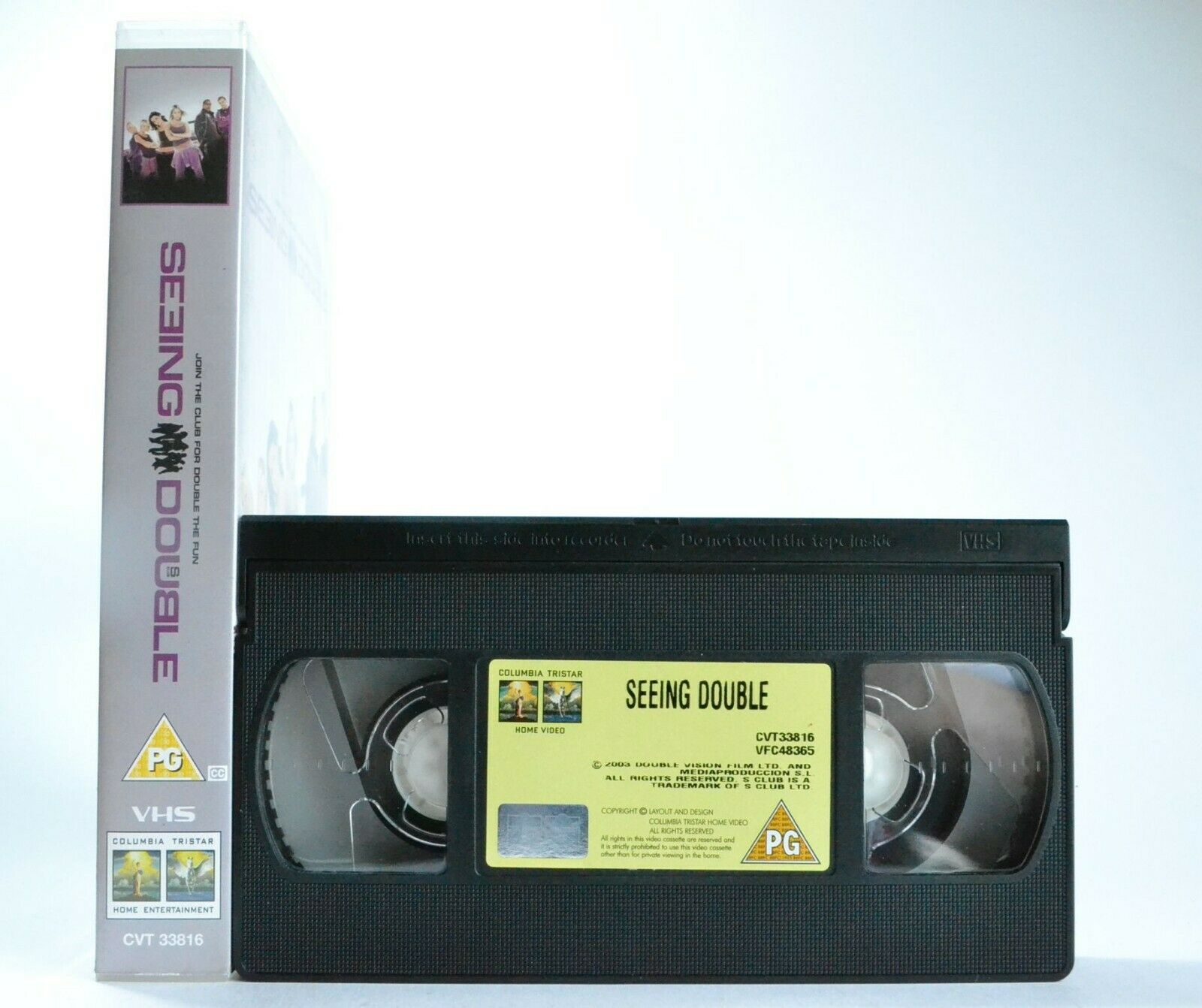 Seeing Double (2003): British Musical Comedy - Large Box - S Club 7 - Pal VHS-