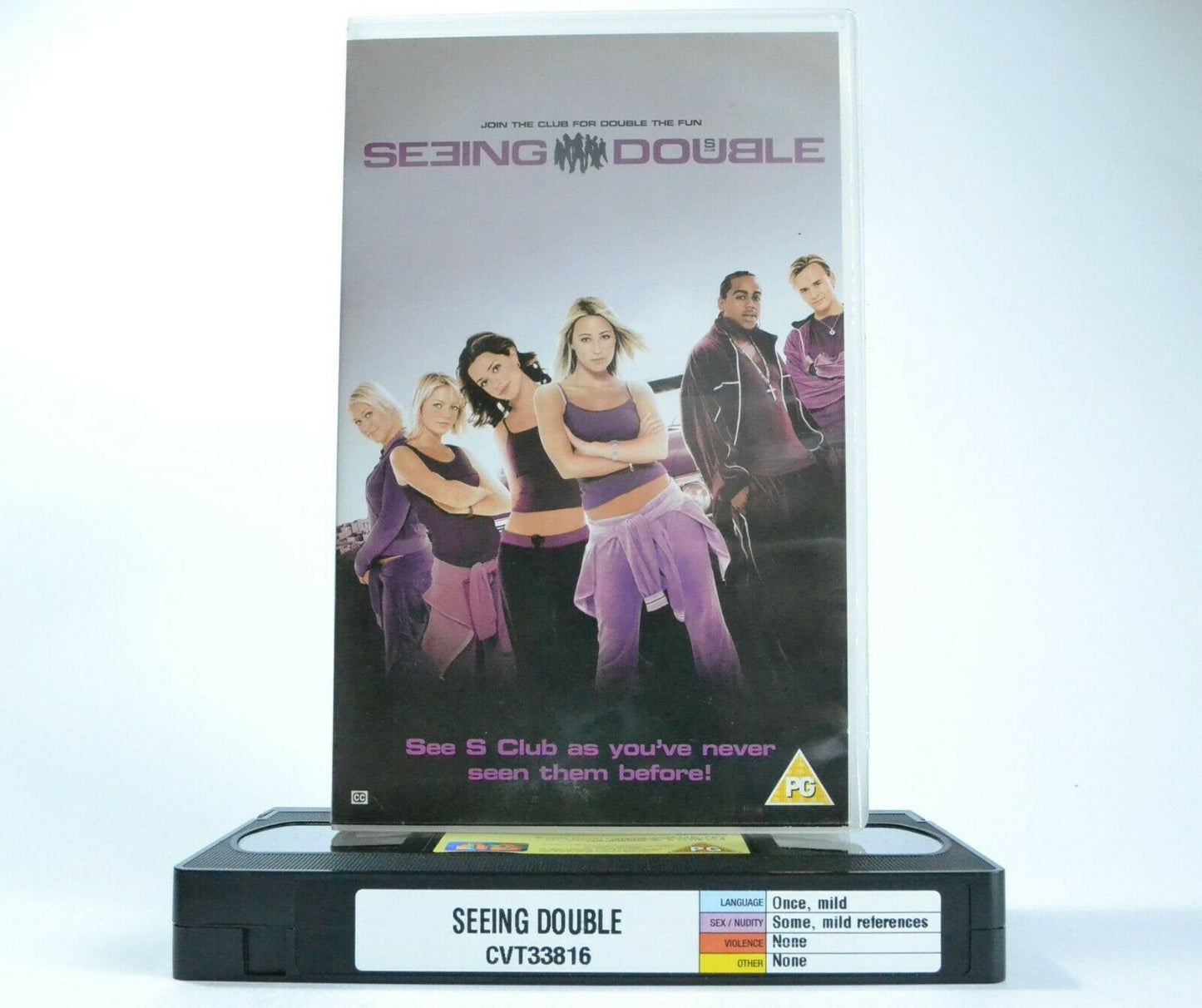 Seeing Double (2003): British Musical Comedy - Large Box - S Club 7 - Pal VHS-