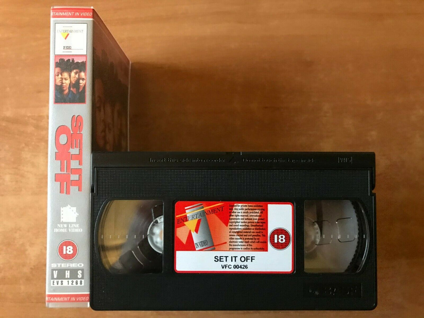 Set It Off (1996): L.A. Action - Drama - Jada Pinkett / Queen Latifah - Pal VHS-