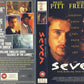 Seven (1995): Pitt / Freeman - Psychological Thriller - Large Box [Rental] - VHS-