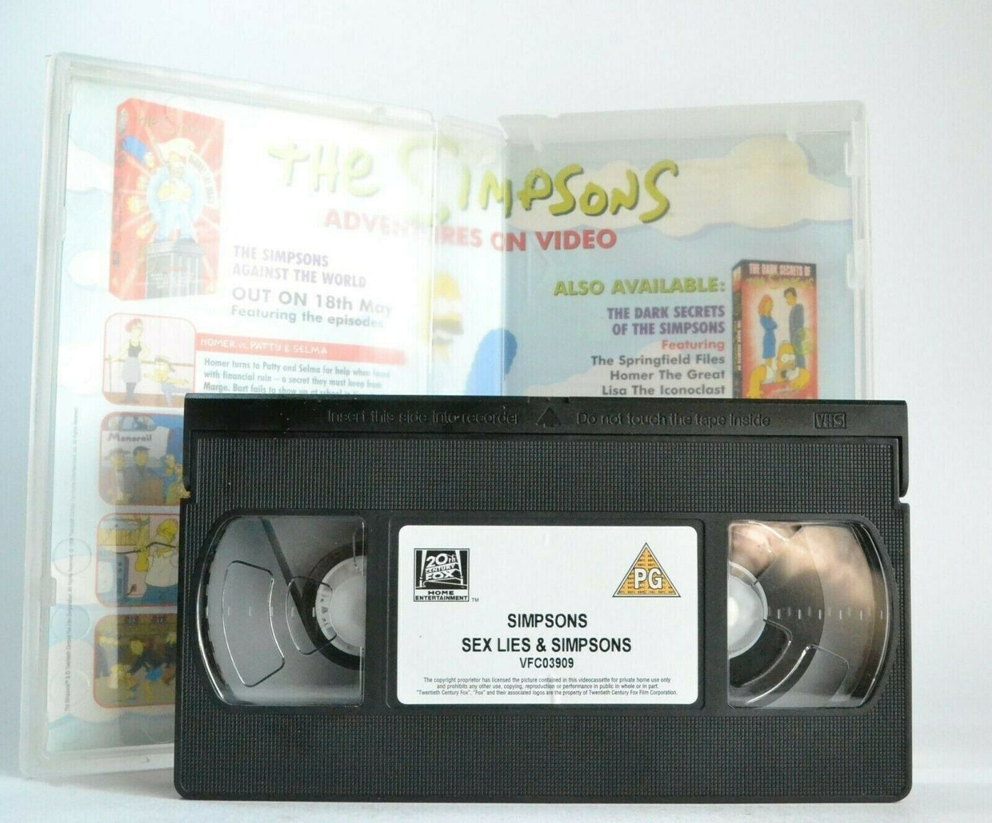 Sex, Lies & The Simpsons: Bart After Dark - Matt Groening - Animated - Pal VHS-